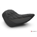 LUIMOTO (Hex-Diamond) Rider Seat Cover for the HARLEY DAVIDSON STREET BOB (2018+)